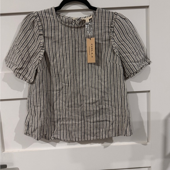 Gilli Tops - Gilli Women’s classic Striped Blouse size s